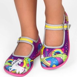 📛 sold 📛 🌈Hot Chocolate Girls Unicorn Flats 🌈